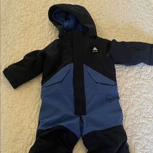 Burton Two-Tone Snowsuit in Navy and Sky Blue